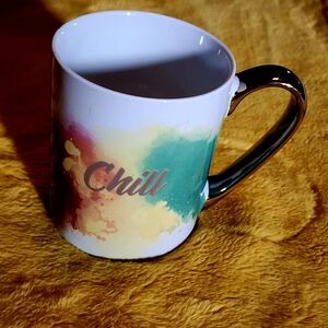 Vibrant Ceramic Mug with Multicolor Design